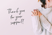 Marthiline - Handwritten Font, a Script Font by Motokiwo (Thumbnail 11 of 11)
