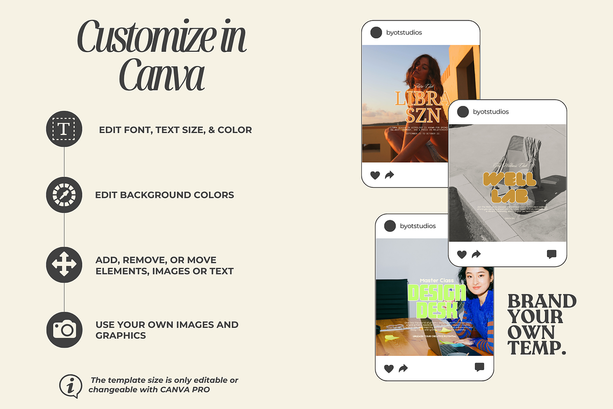 Astrology Canva Templates, a Social Media Template by BYOTstudios (Photo 9 of 10)