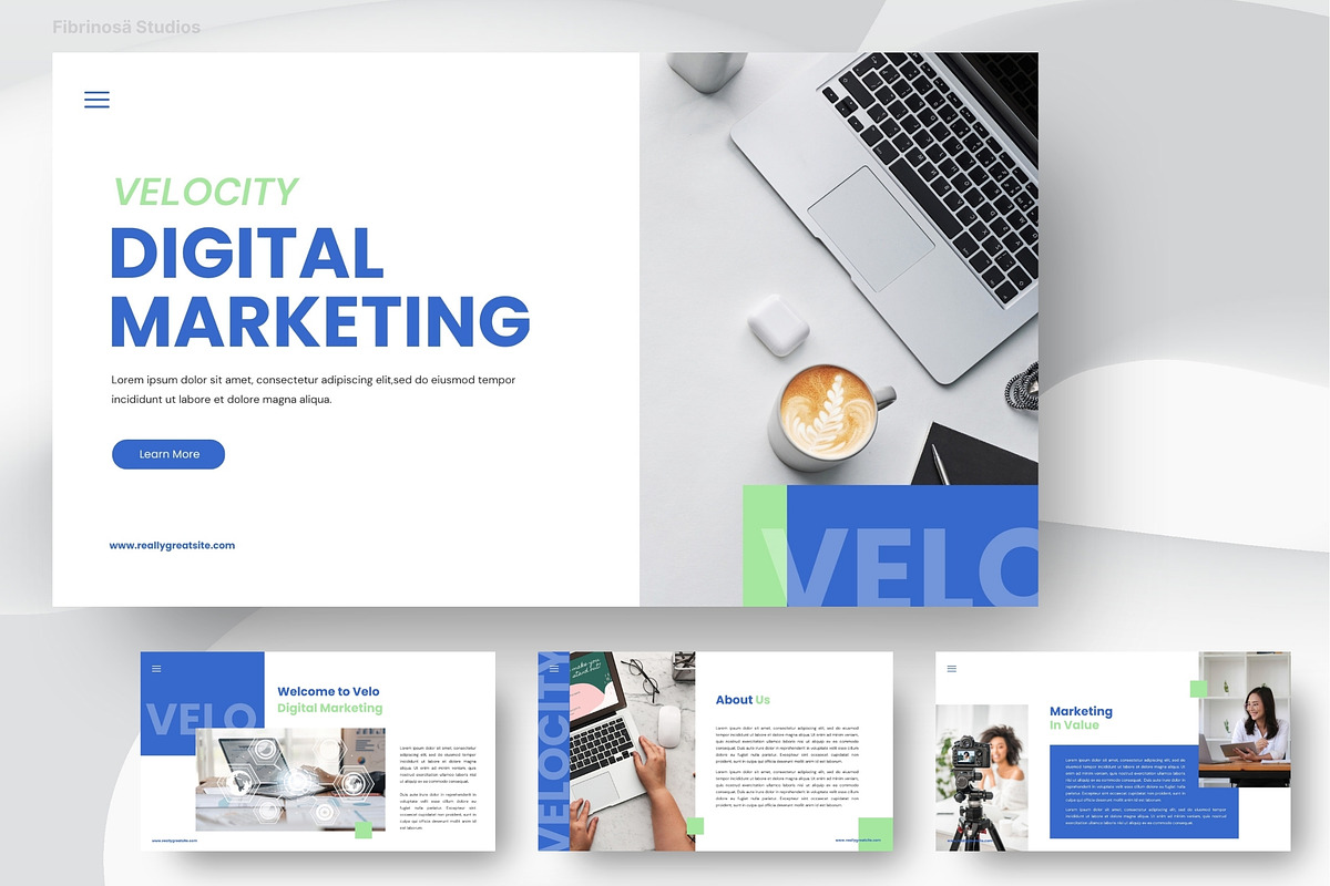 Velocity Digital Marketing, a Presentation Template by FIBRINOSÄ (Photo 2 of 10)