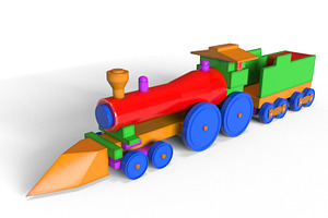 Wooden Train Toy