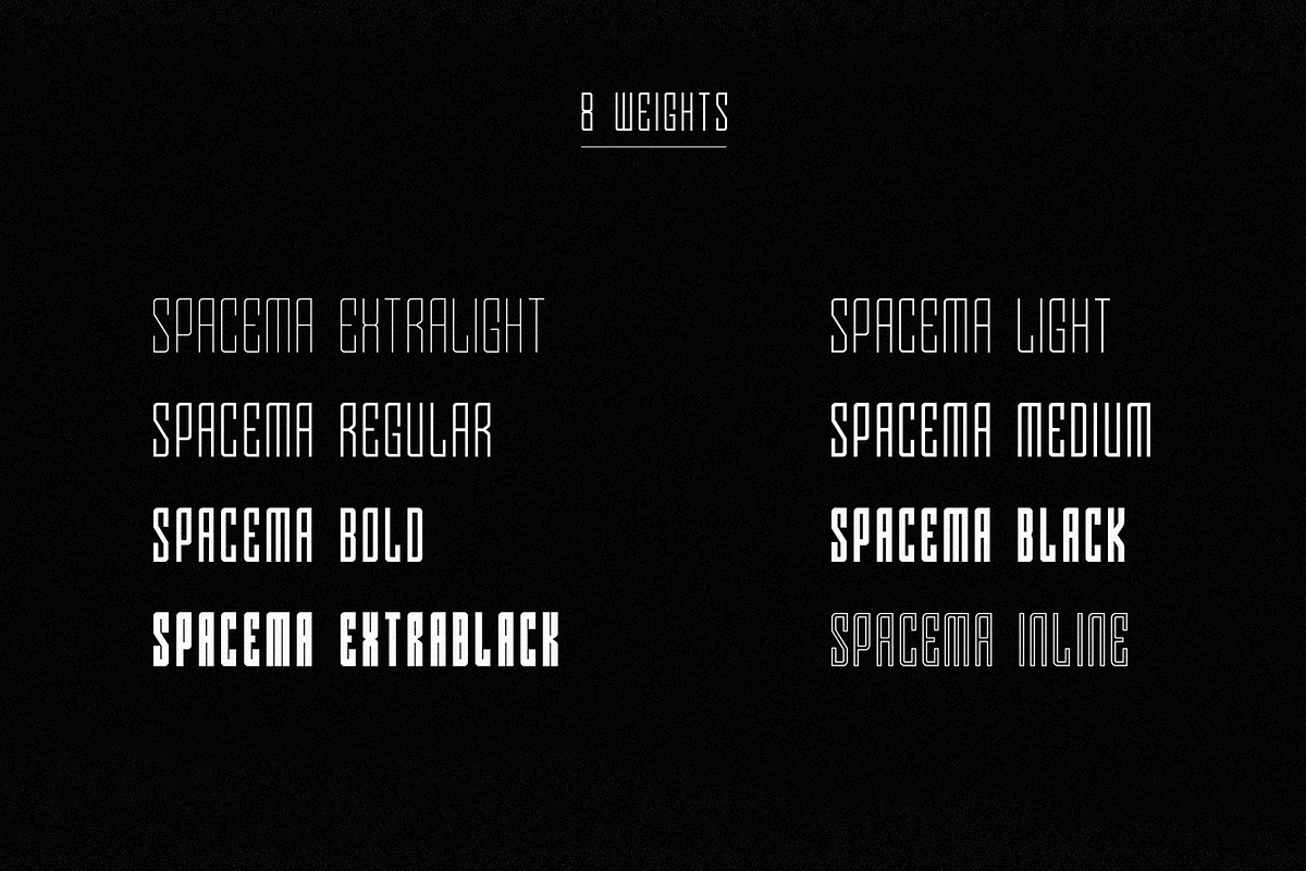 SPACEMA FONT FAMILY preview 2