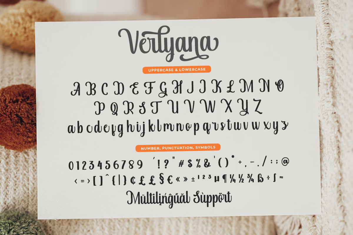 Verlyana, a Script Font by Gatype (Photo 5 of 7)