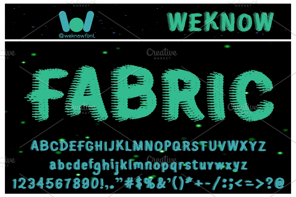 sweater font, a Font by weknow (Photo 2 of 5)