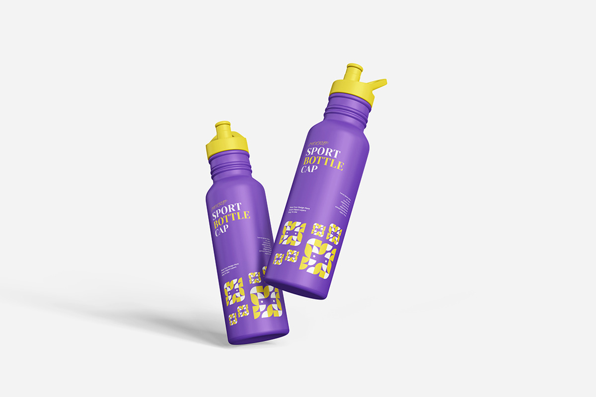 Bottle Sport Mockup, a Product Mockup by Indah (Photo 2 of 6)