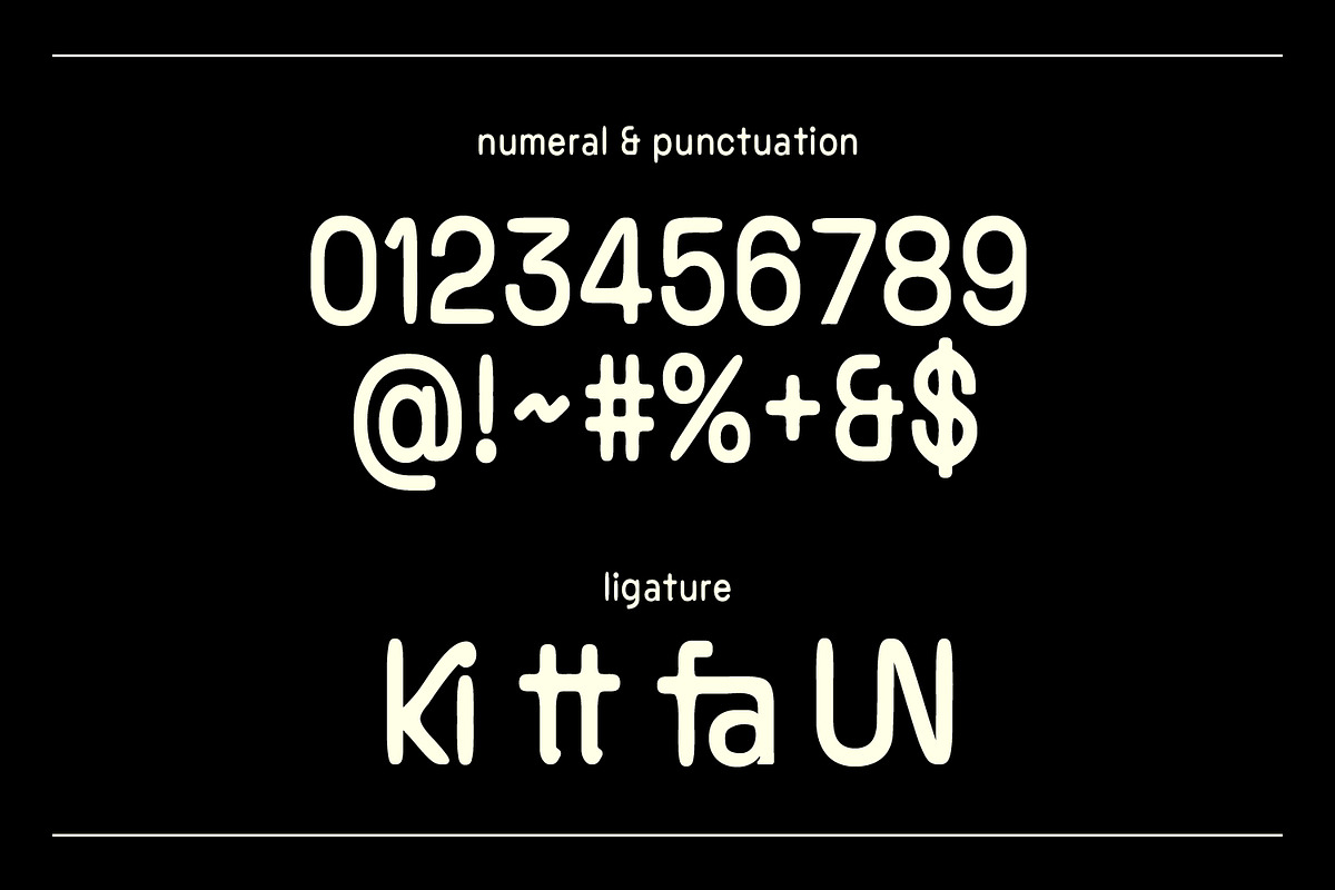 Battoki Kitanova Sans Display Font, a Sans Serif Font by Maulana Creative (Photo 4 of 7)