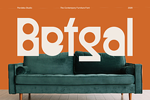 Betgal - Contemporary Furniture Font