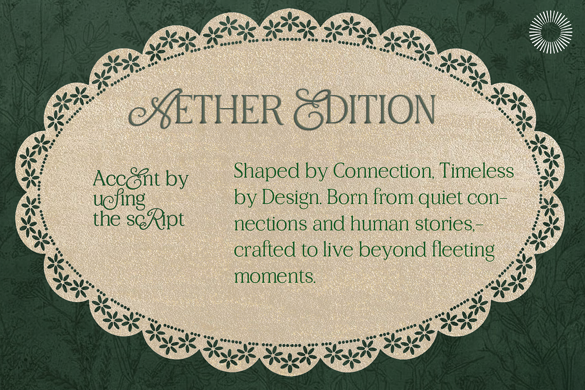 Aether Multi-Style Serif, a Serif Font by Setara Langit CreativeStd (Photo 10 of 11)