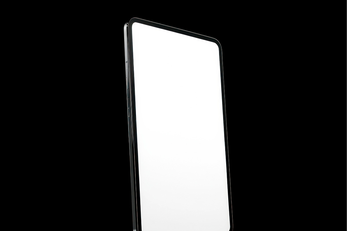 Tablet Mockup with Screen Reflection, a Wearable Device Mockup by Mego-studio (Photo 3 of 3)