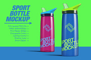 Sport Water Bottle Mockups Bundle, a Product Mockup by PSD Market (Thumbnail 4 of 14)