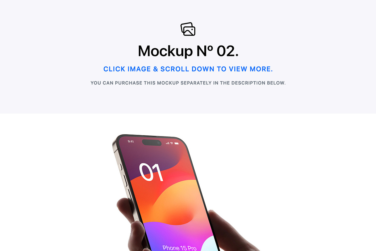 15 Phone 15 Pro In Hand Mockups, an iPhone Mockup by Asylab (Photo 12 of 26)