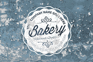5 Vintage Overlay Textures Mock-up