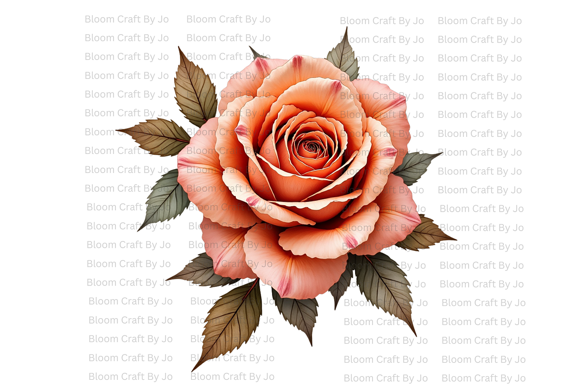 Terracotta Rose, a Decorative Illustration by Bloom Craft Creations (Photo 6 of 10)
