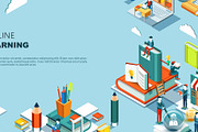 Online learning education concept, an Education Illustration by Yayasya (Thumbnail 3 of 3)