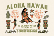 40 Tropical graphic assets, an Object Illustration by Southerntown (Thumbnail 1 of 5)