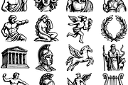 Greek Mythology Gods Collection, an Object Graphic by RT Studio (Thumbnail 3 of 4)
