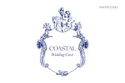 Coastal Wedding Crest, an Object Graphic by Encre Studio (Thumbnail 1 of 5)