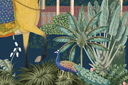 Mughal Royal Garden Illustration, a Decorative Illustration by Mughal Wallpaper (Thumbnail 3 of 5)