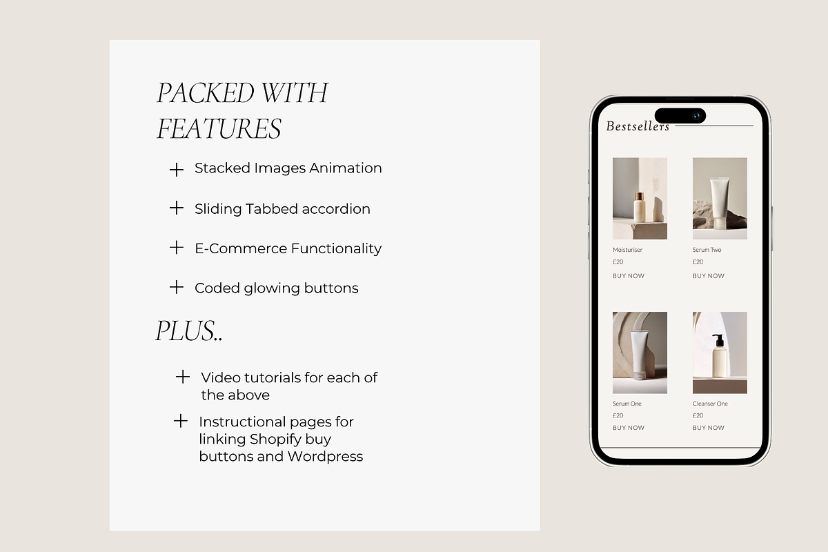 Showit Ecom Website Template | Lykke, a Websites & App Template by Elska Studiø (Photo 4 of 7)