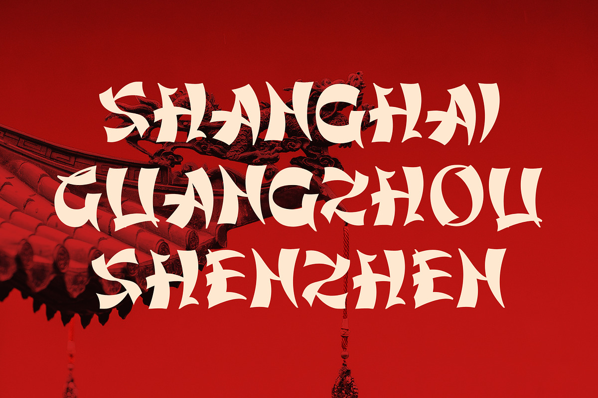 Zhong - Traditional Asian Typeface, a Serif Font by Imoodev (Photo 5 of 10)