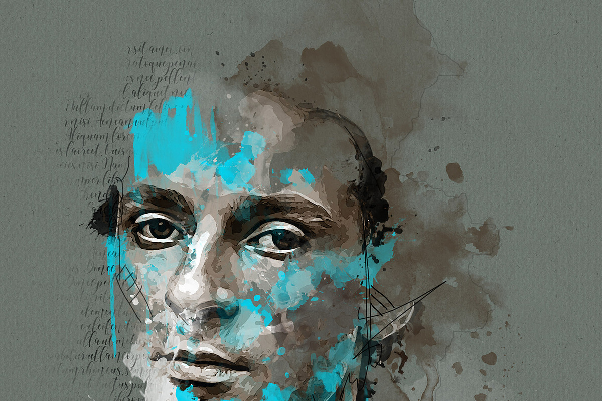 Mixed media art photo effect, an Action Add-On by MRI STUDIO (Photo 10 of 19)