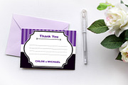 Purple Black Wedding Suite, an Invitation Template by Elegrad Design Agency (Thumbnail 7 of 7)