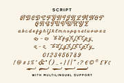 Goldray Club Retro Font Duo, a Script Font by Letterhend Studio (Thumbnail 8 of 9)