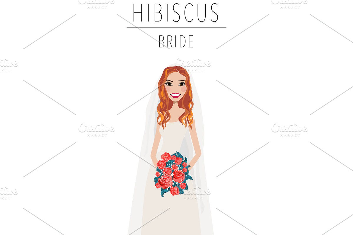 Bride Portrait Creator | Wedding Art, a Person Illustration by Lauren Lesley Studio (Photo 11 of 29)