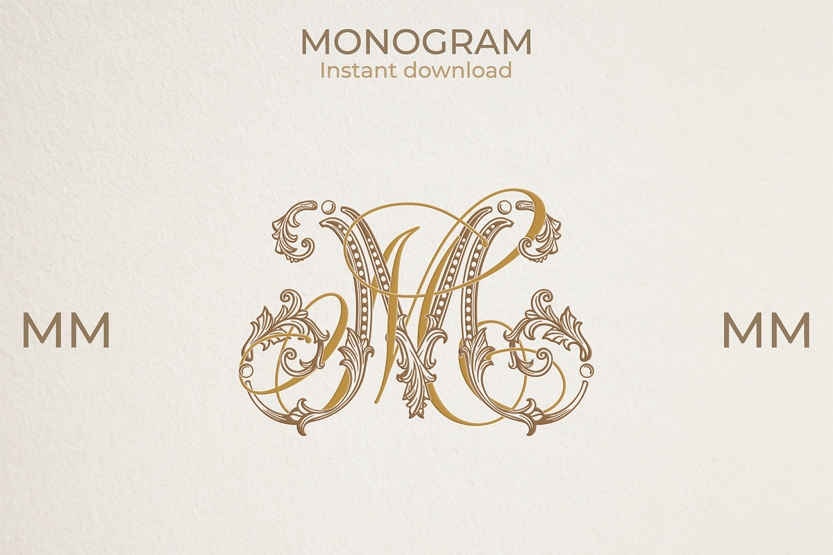 MM Wedding Monogram Logo, a Branding & Logo Template by LogoAV (Photo 2 of 6)