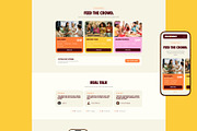 StacknSnack · Food Website Template, a Landing Page Template by Brickclay (Thumbnail 10 of 10)