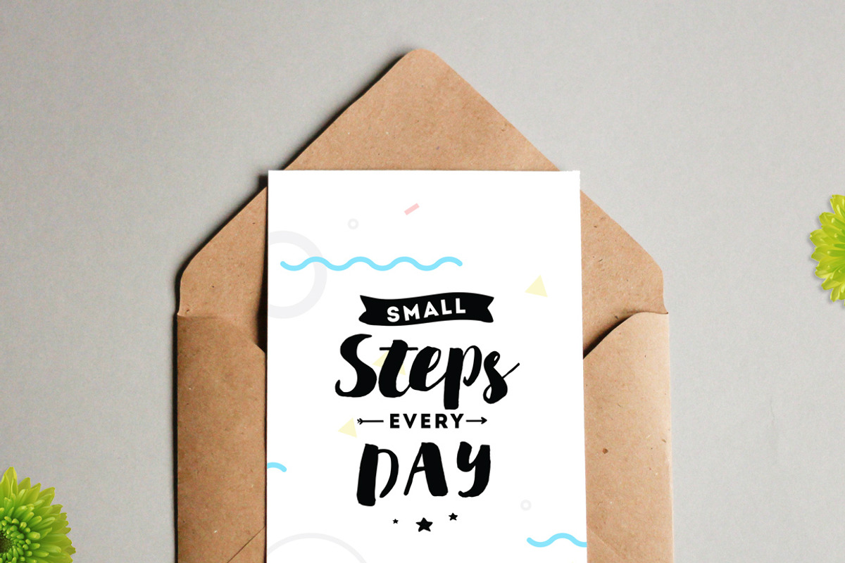 42 typography cards +bonus 88 quotes, a Decorative Illustration by pa3x (Photo 5 of 9)