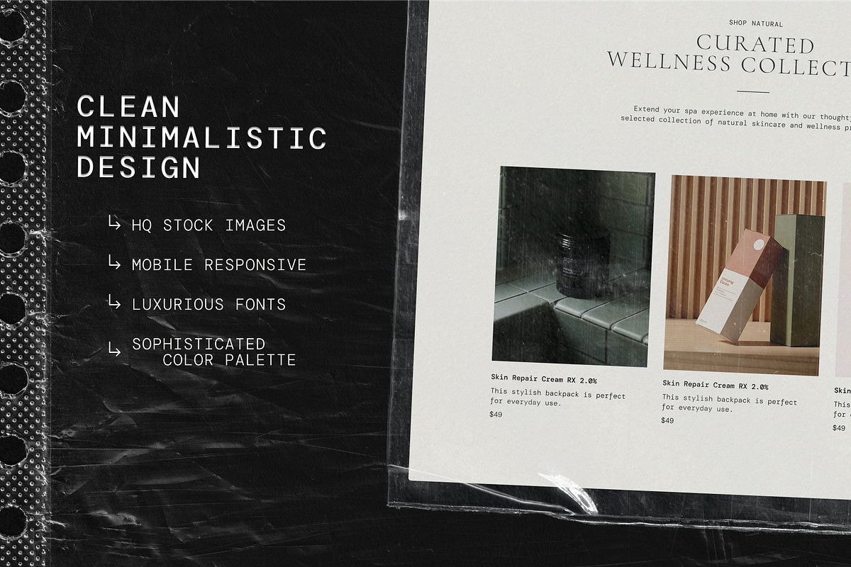 Wellness Spa Squarespace Template preview 2