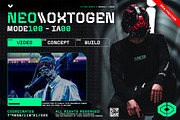 Neo-Oxtogen 108 Display Font, a Font by RMPL.std (Thumbnail 2 of 4)