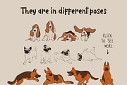 Pep Doggy Dogs, an Animal Illustration by Annakniaz (Thumbnail 3 of 11)