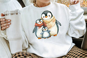 Winter Penguin Christmas Penguin, an Illustration by Sublimation Artist (Thumbnail 4 of 6)