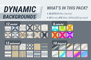 Dynamic Backgrounds MEGA Pack – 40, a Pattern Graphic by Slanapotam (Thumbnail 2 of 6)