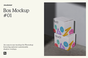 Packaging Box 01 Mockup