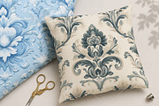 Damask Vintage Seamless Patterns, a Pattern Graphic by Canvas Craft (Thumbnail 8 of 9)