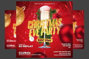 Christmas Party Flyer Template