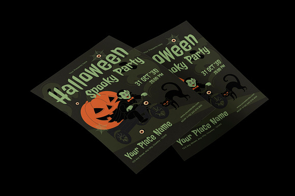 Halloween Spooky Party Flyer preview 5