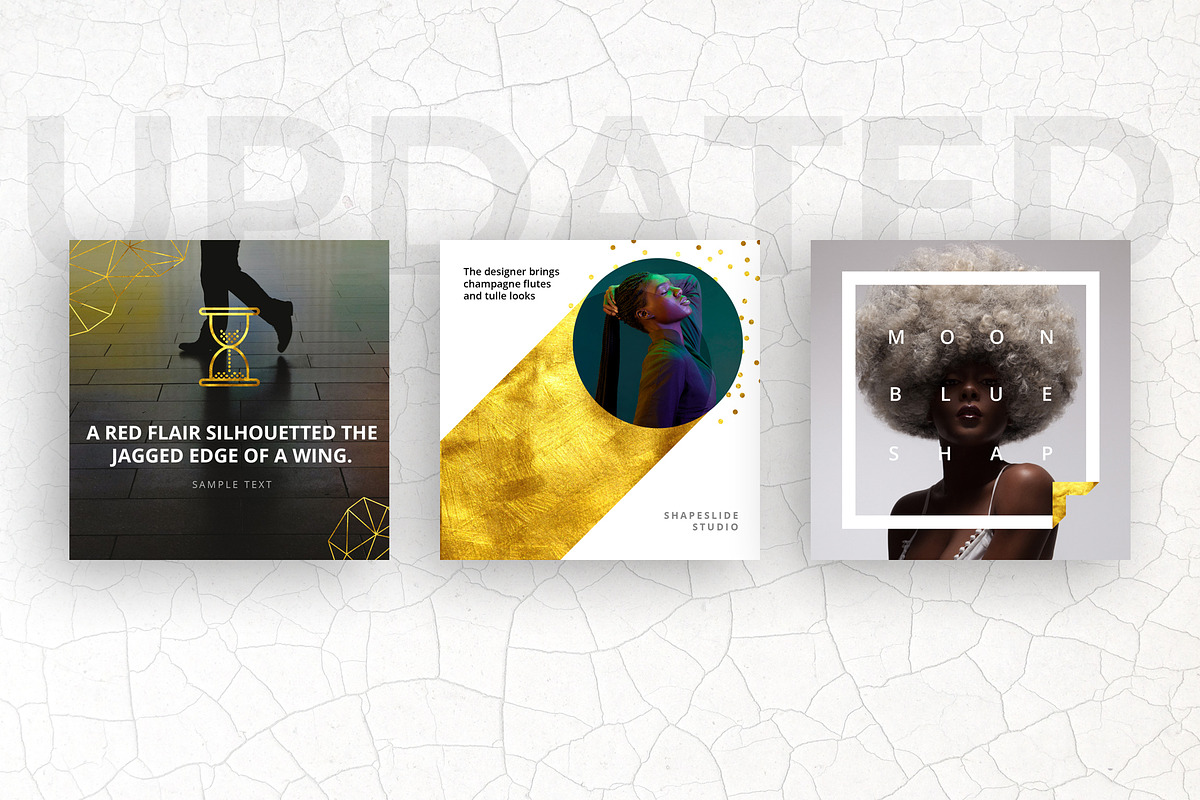 PATTERN Animated Instagram Posts, a Social Media Template by ShapeSlide (Photo 12 of 14)