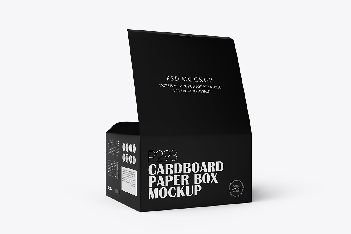 Rectangle Paper Gadget Box Mockup, a Packaging Mockup by Ram Studio (Photo 7 of 12)