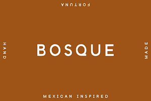 Bosque: Hand Drawn Sans Serif