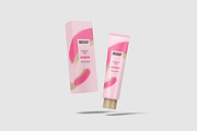 Cosmetic tube-mockup, a Packaging Mockup by Kenrichi (Thumbnail 1 of 2)