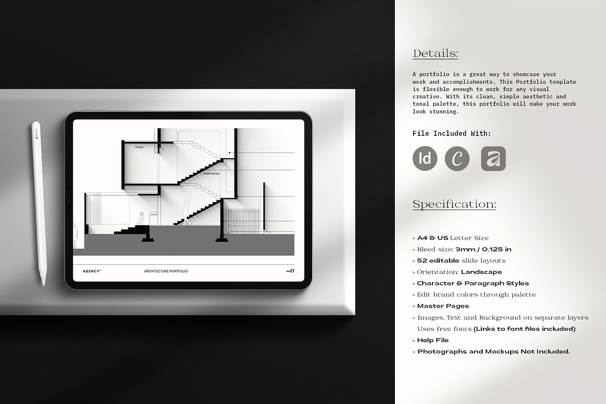 Architecture Portfolio Template, a Brochure Template by ArtisanaAura (Photo 3 of 22)