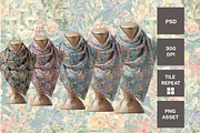 WOVEN GARDEN, a Pattern Graphic by rumacorakstudio (Thumbnail 6 of 6)
