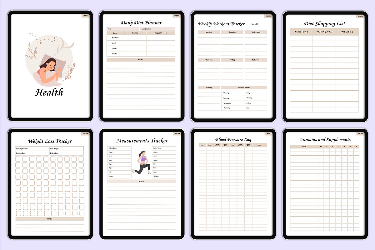 2025 Digital That Girl Planner Canva, a Stationery Template by Mustafiz (Photo 12 of 15)