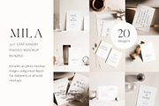 Mila 5x7 Stationery Photo Mockups, a Print Template by Moyo Studio (Thumbnail 1 of 11)