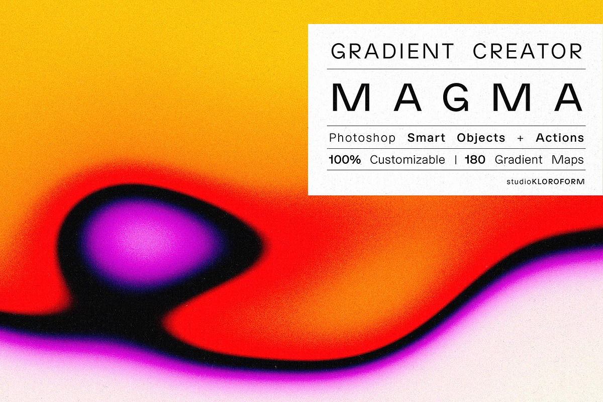MAGMA Gradient Background Creator, an Action Add-On by kloroform (Photo 1 of 10)