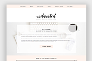 Undaunted Wordpress Theme, a WordPress Template by brave + beautiful designs (Thumbnail 1 of 4)