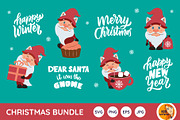 Cute Christmas Bundle, an Animal Illustration by Lettering_Logo (Thumbnail 5 of 11)